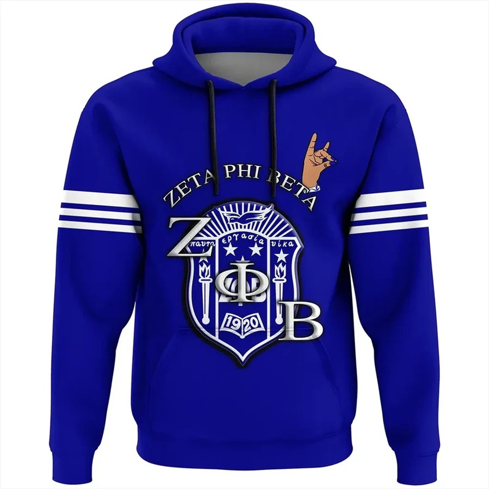Zeta Phi Beta ZPB Style Hoodie, African Hoodie For Men Women