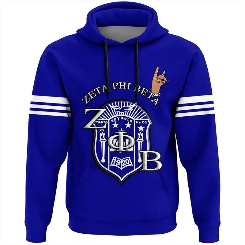 Zeta Phi Beta ZPB Style Hoodie, African Hoodie For Men Women