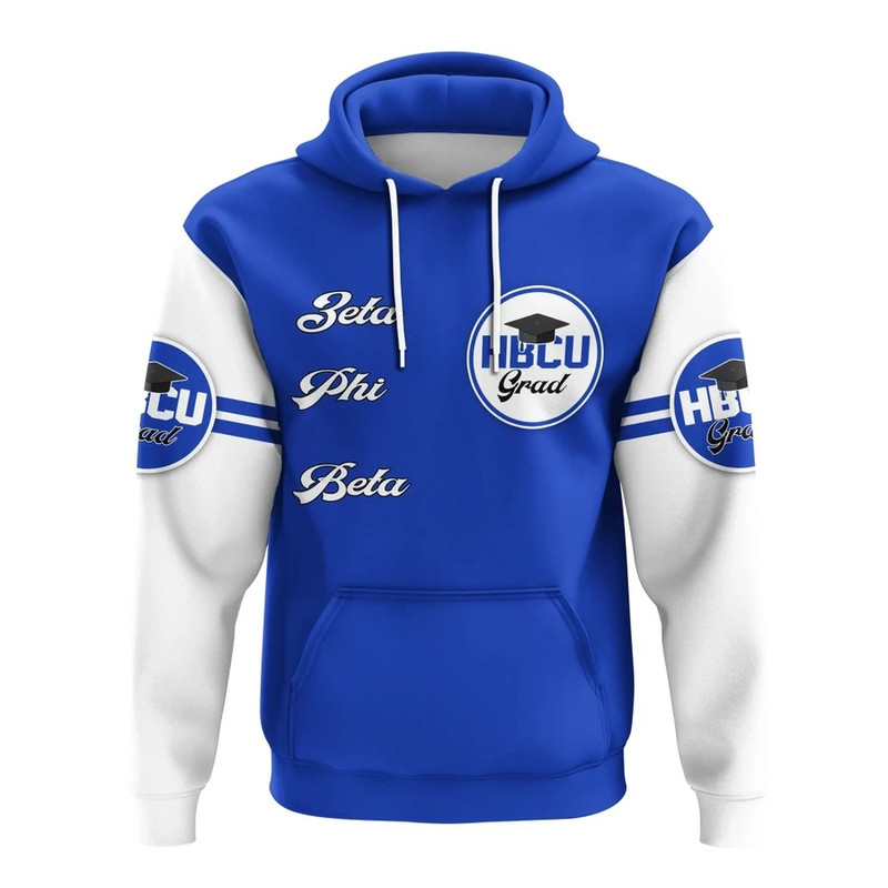 Zeta Phi Beta HBCU Grad Hoodie, African Hoodie For Men Women