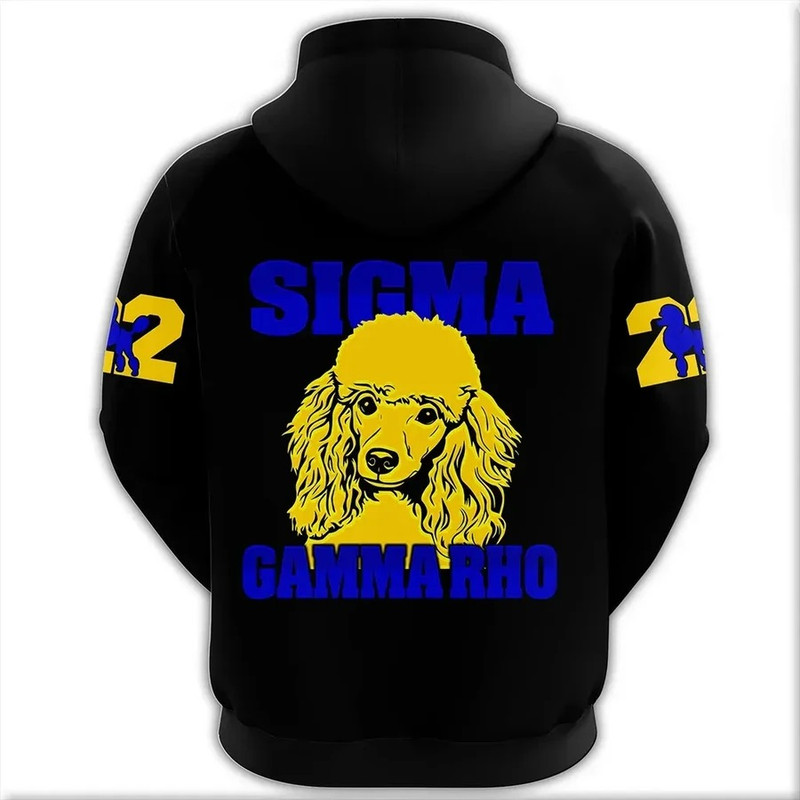 Sigma Gamma Rho Letters Hoodie, African Hoodie For Men Women