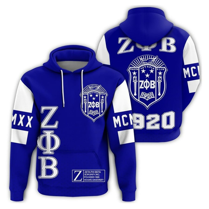 MCM Zeta Phi Beta Hoodie, African Hoodie For Men Women