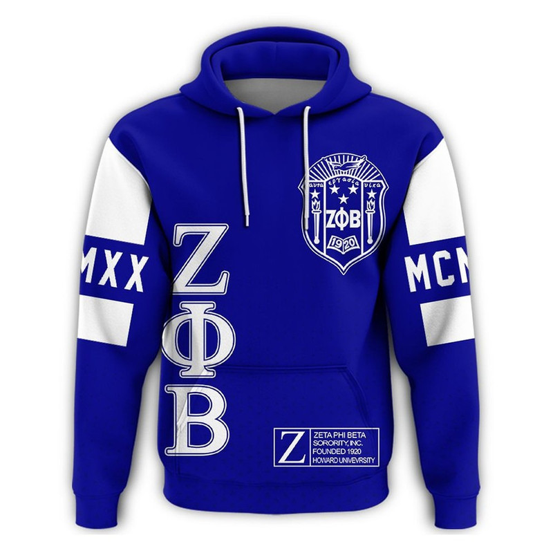 MCM Zeta Phi Beta Hoodie, African Hoodie For Men Women