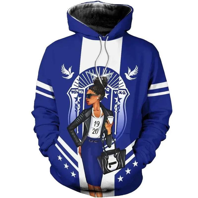 Lux Zeta Phi Beta Modern Girl Hoodie, African Hoodie For Men Women