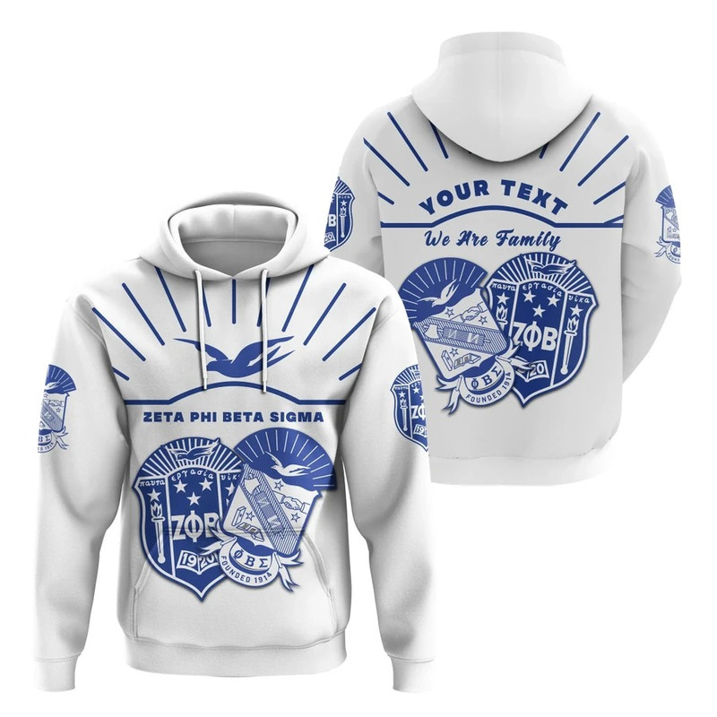 Personalized Zeta Phi Beta Sigma Simple Style Hoodie, African Hoodie For Men Women