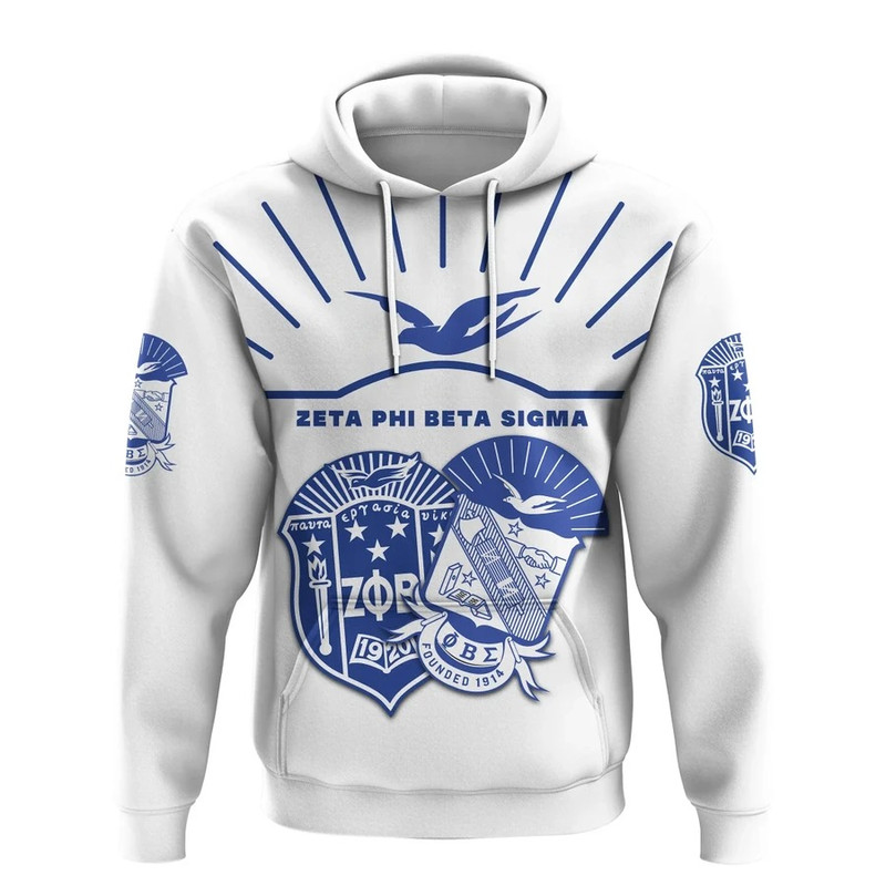 Personalized Zeta Phi Beta Sigma Simple Style Hoodie, African Hoodie For Men Women