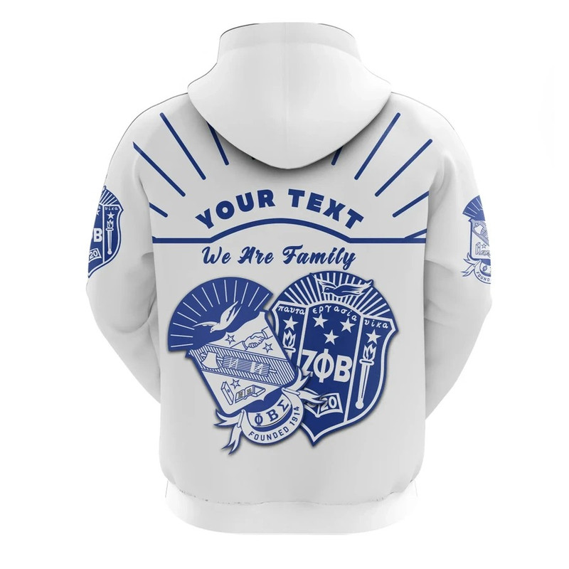Personalized Zeta Phi Beta Sigma Simple Style Hoodie, African Hoodie For Men Women