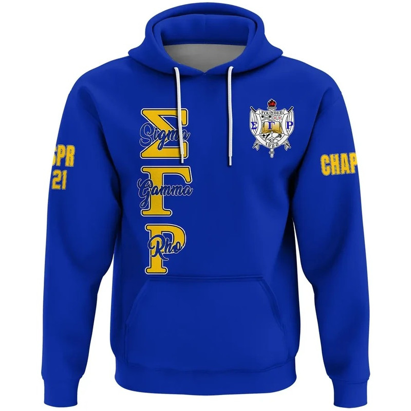 Sigma Gamma Rho (Blue) Hoodie, African Hoodie For Men Women