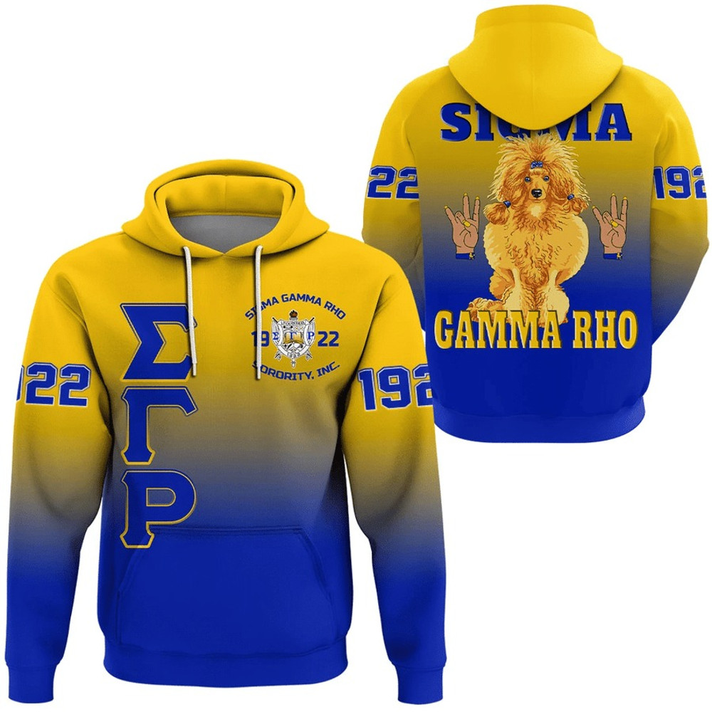 Sigma Gamma Rho Gradient Hoodie, African Hoodie For Men Women