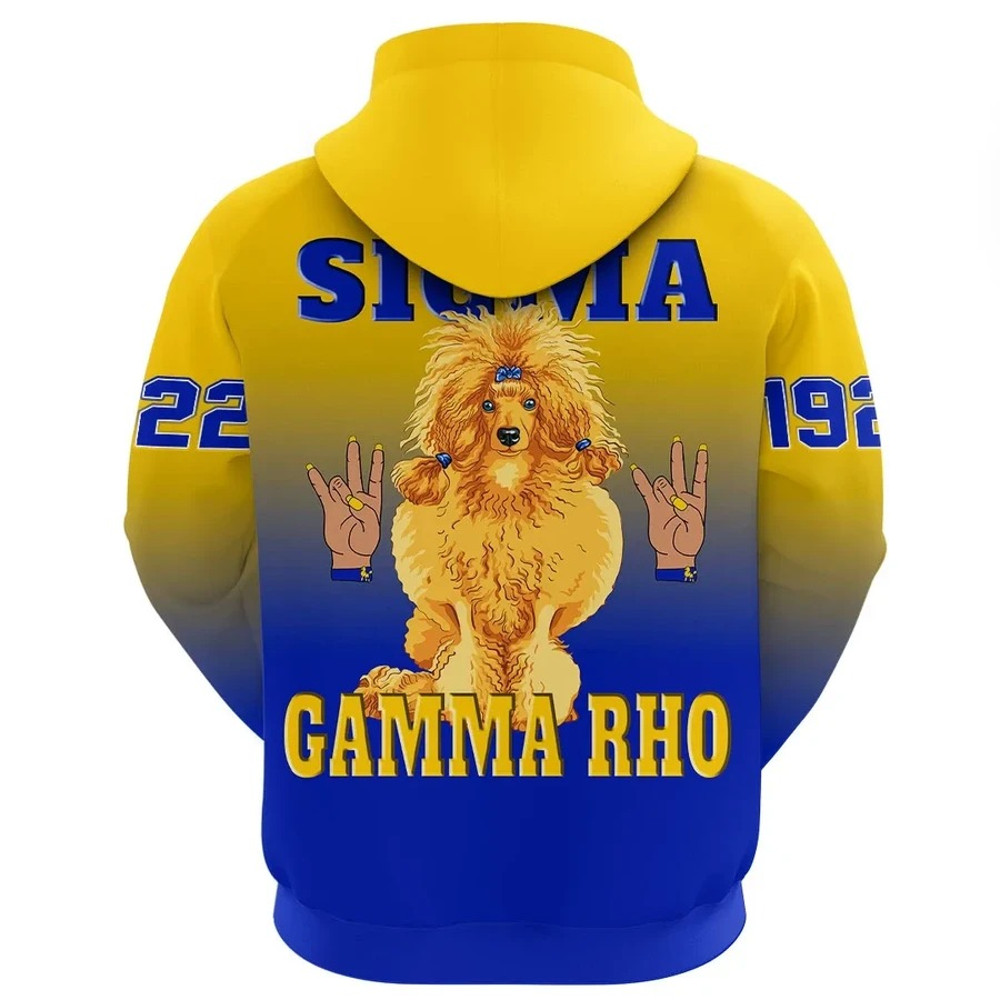 Sigma Gamma Rho Gradient Hoodie, African Hoodie For Men Women