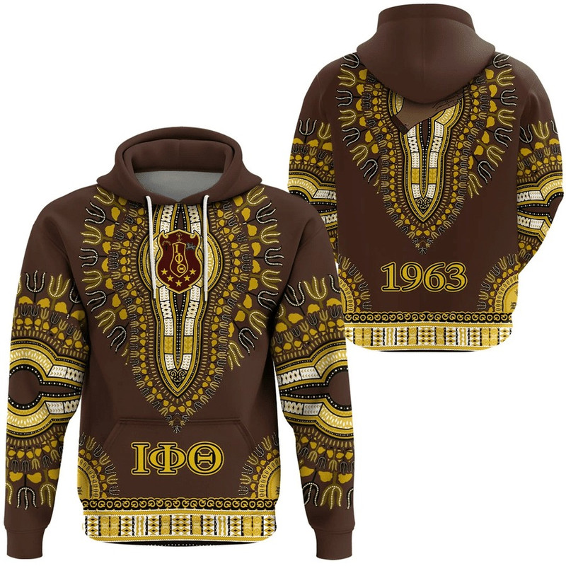 Iota Phi Theta Dashiki Hoodie, African Hoodie For Men Women