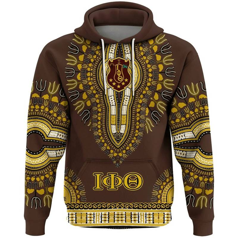 Iota Phi Theta Dashiki Hoodie, African Hoodie For Men Women