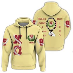 chi omega pearls ver. 3 hoodie, african hoodie for men women
