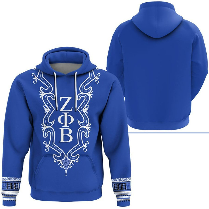 Zeta Phi Beta Hye Won Hye Dashiki Hoodie, African Hoodie For Men Women