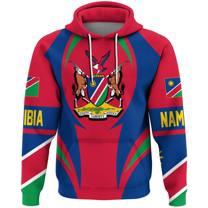 Namibia Action Flag Hoodie, African Hoodie For Men Women