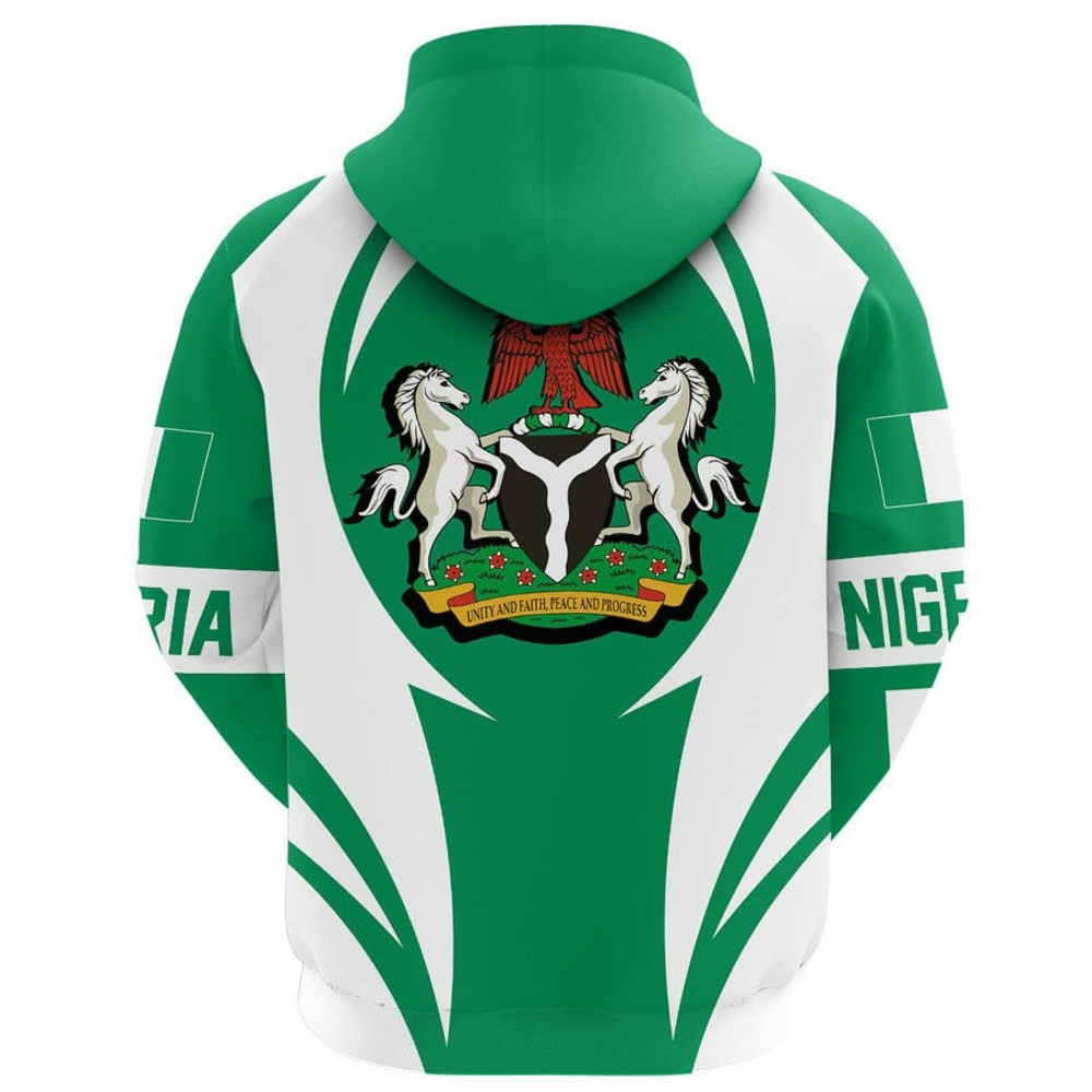 Nigeria Action Flag Hoodie, African Hoodie For Men Women