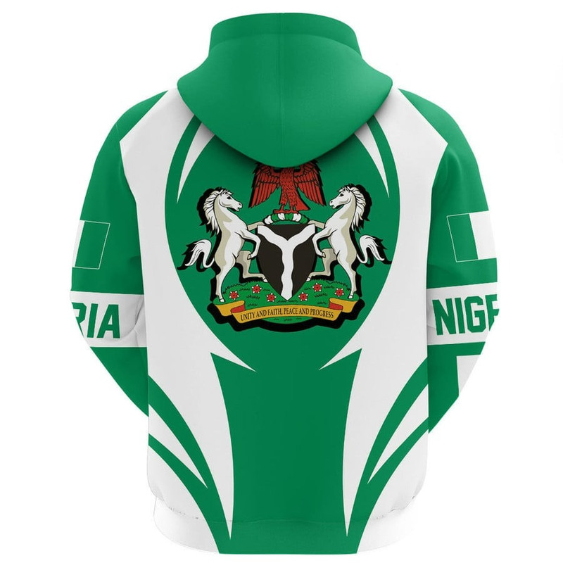 Nigeria Action Flag Hoodie, African Hoodie For Men Women