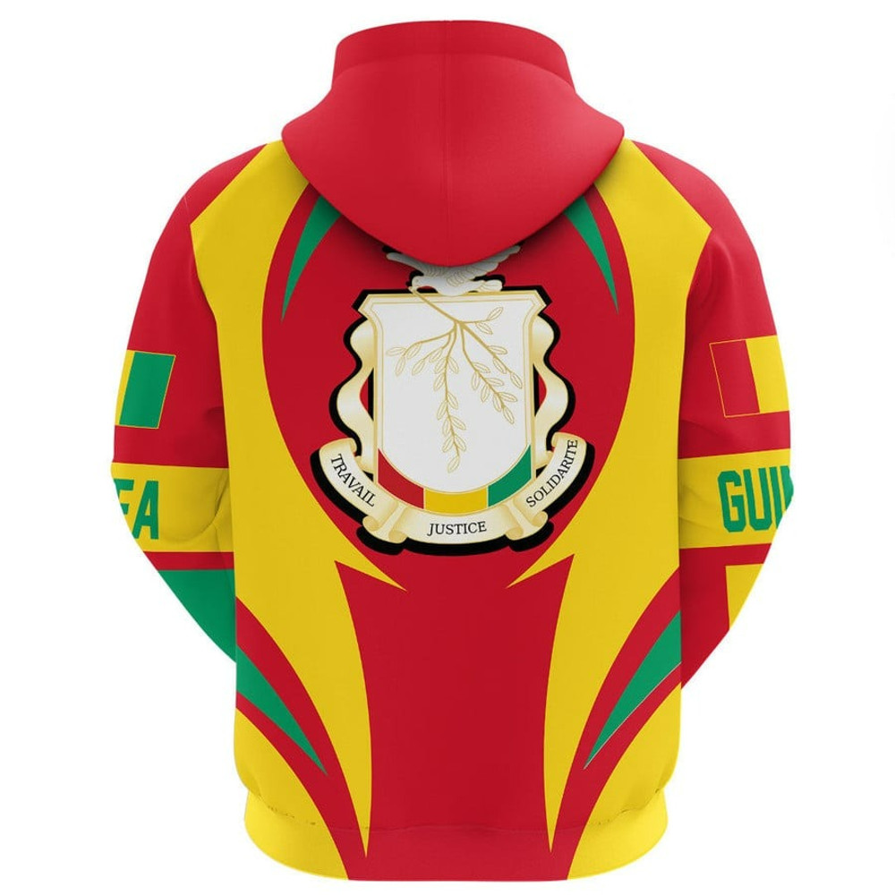 Guinea Action Flag Hoodie, African Hoodie For Men Women