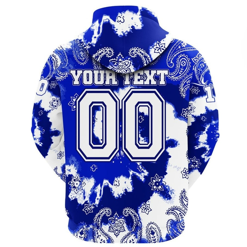 Zeta Phi Beta Paisley Bandana Tie Dye Style Hoodie, African Hoodie For Men Women