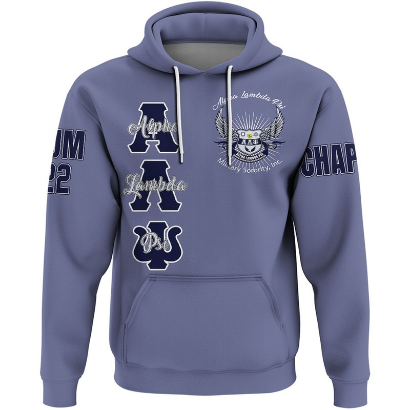 Alpha Lambda Psi Spouses Military Hoodie, African Hoodie For Men Women