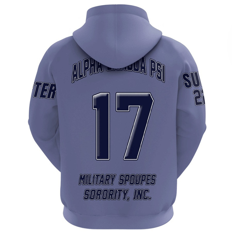 Alpha Lambda Psi Spouses Military Hoodie, African Hoodie For Men Women