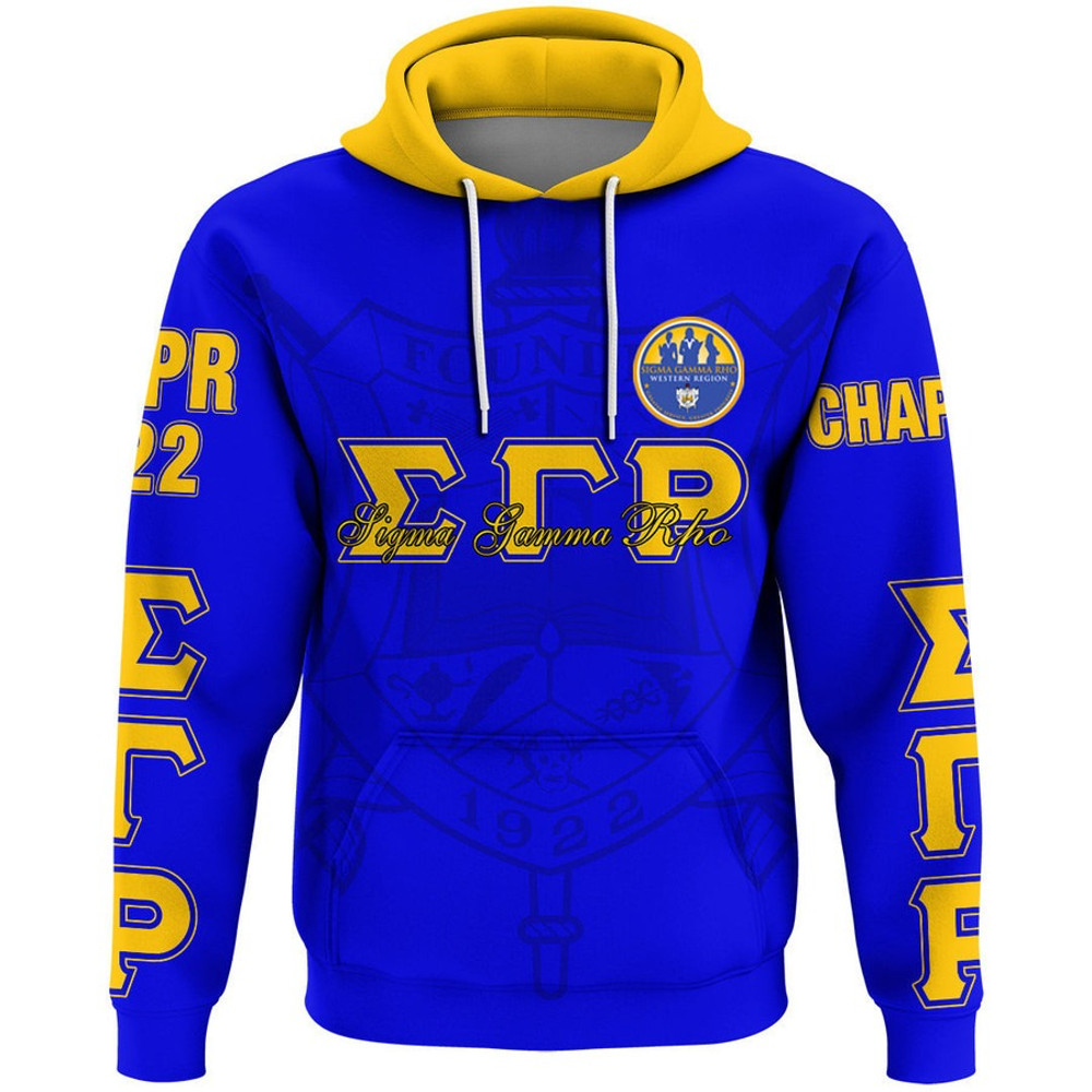 Sigma Gamma Rho - Sigma Gamma Rho Western Region Hoodie, African Hoodie For Men Women