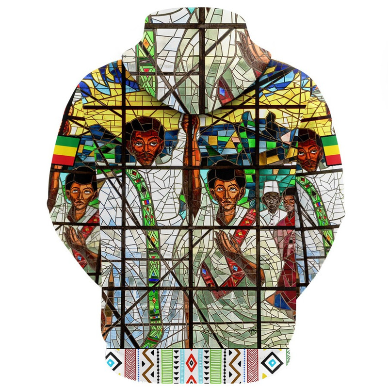 Ethiopian Orthodox Flag Hoodie, African Hoodie For Men Women