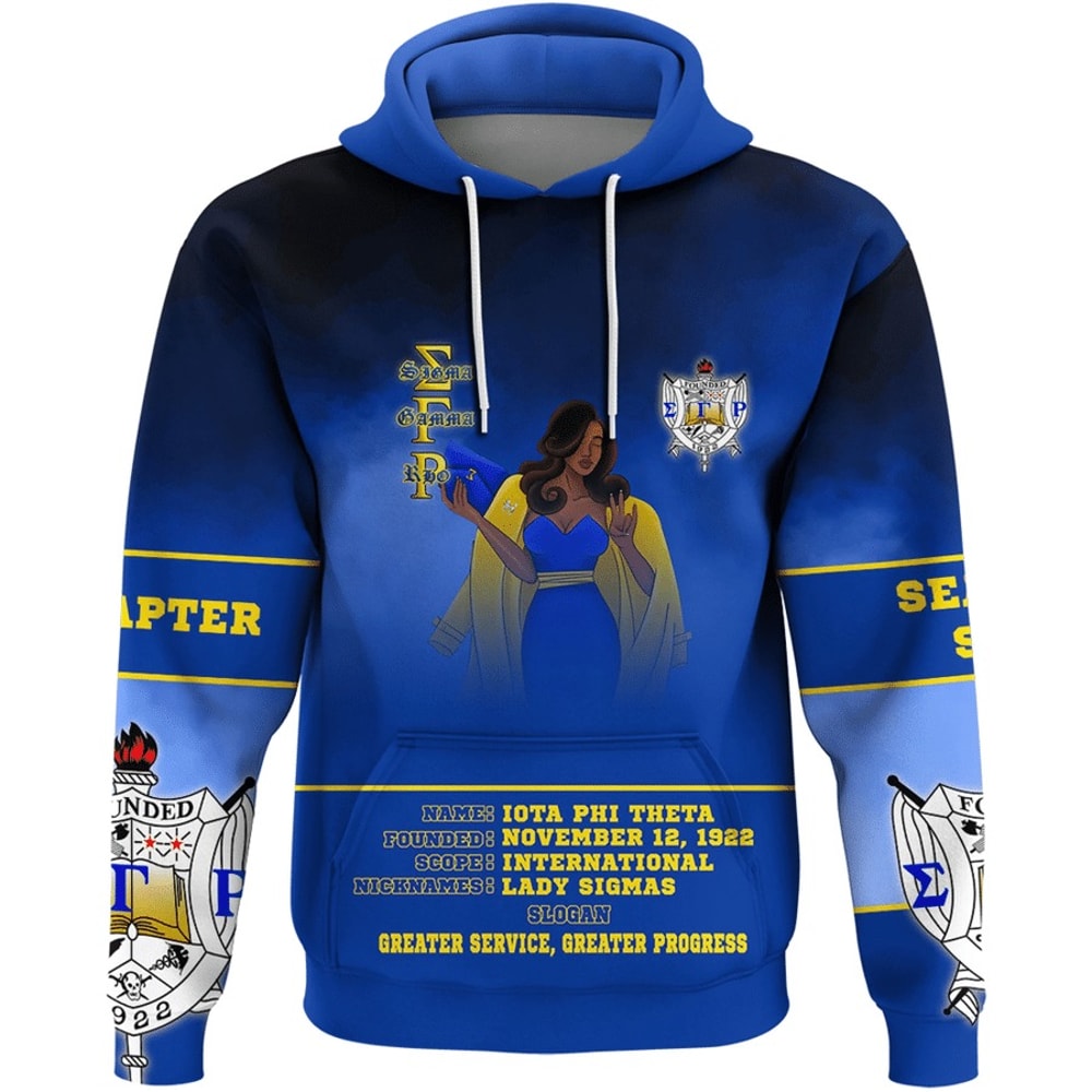 Sigma Gamma Rho Solgan Hoodie, African Hoodie For Men Women