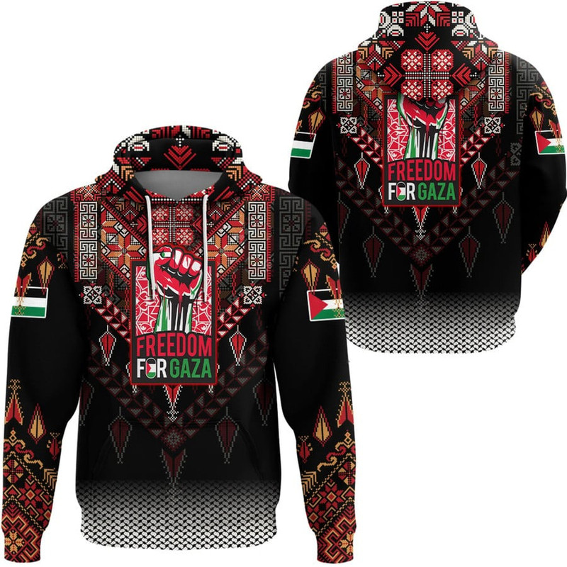 Freedom For Gaza Hoodie, African Hoodie For Men Women