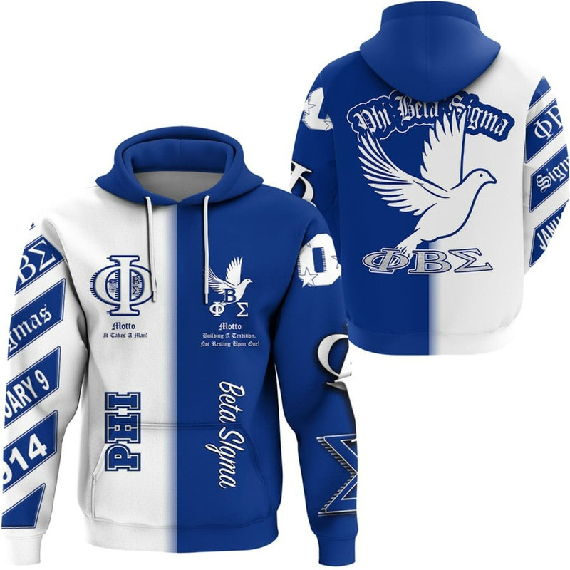 Phi Beta Sigma Unique Hoodie, African Hoodie For Men Women
