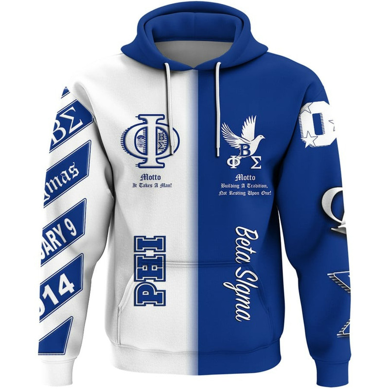 Phi Beta Sigma Unique Hoodie, African Hoodie For Men Women