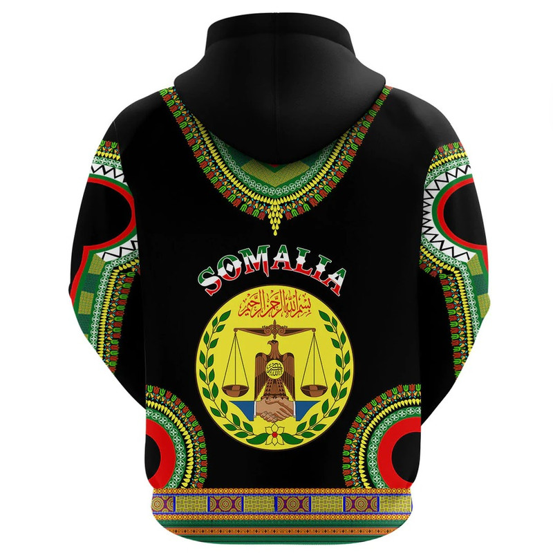 Somalia Dashiki Hoodie, African Hoodie For Men Women
