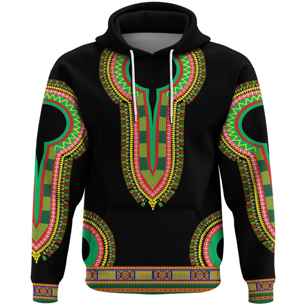Mauritania Dashiki Hoodie, African Hoodie For Men Women