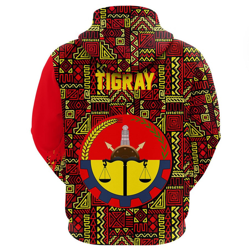 Tigray Kenter Pattern Hoodie, African Hoodie For Men Women