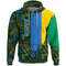 Gabon Kenter Pattern Hoodie, African Hoodie For Men Women