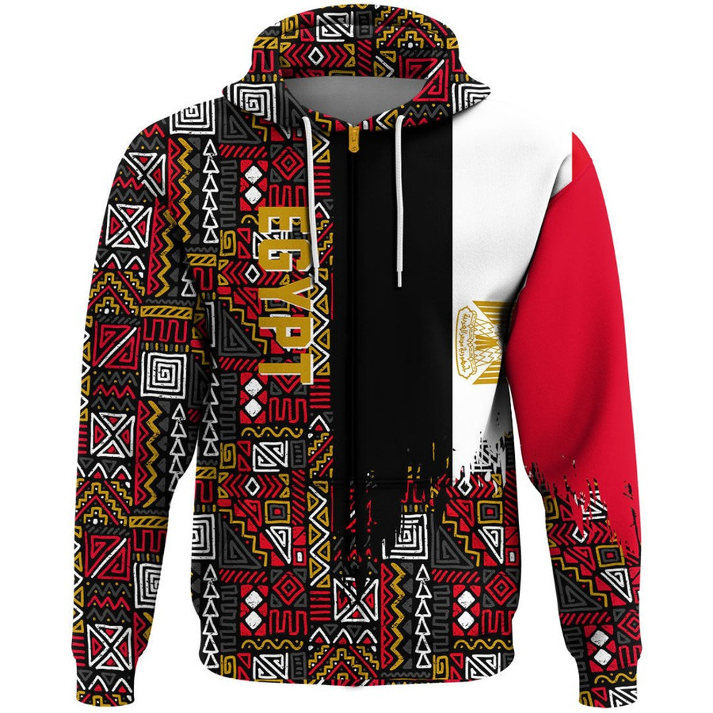 Egypt Kenter Pattern Hoodie, African Hoodie For Men Women