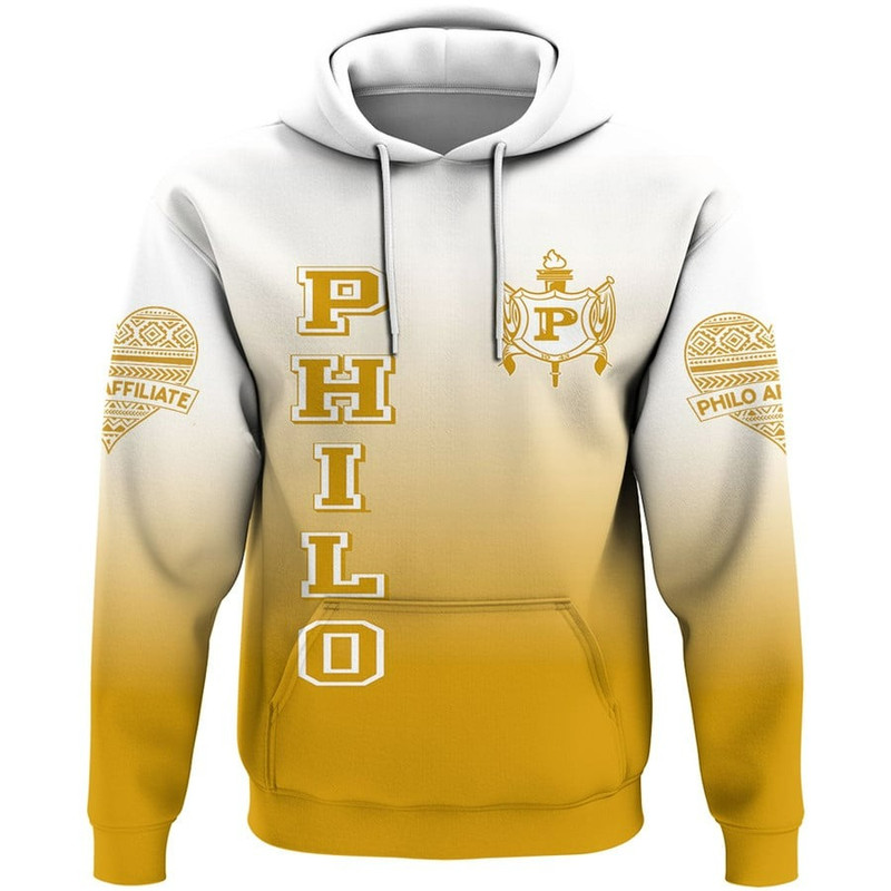 Philo Affiliates Gradient Hoodie, African Hoodie For Men Women