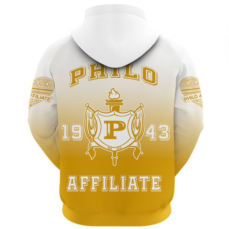 Philo Affiliates Gradient Hoodie, African Hoodie For Men Women