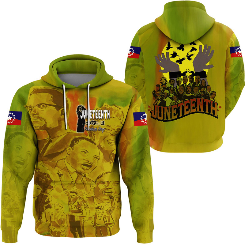 Person Juneteenth Hoodie, African Hoodie For Men Women