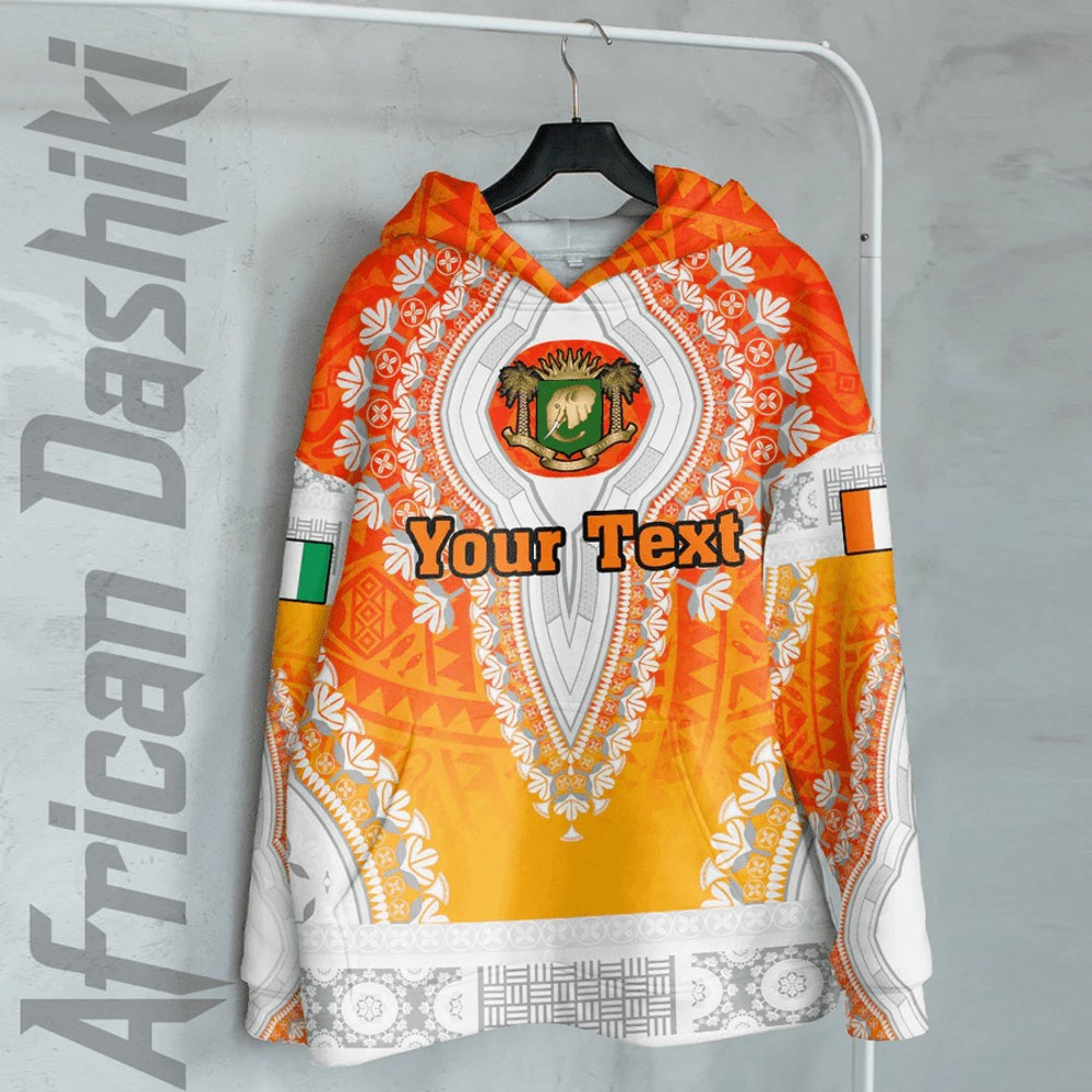 Ivory Coast Hoodie Vintage African Dashiki, African Hoodie For Men Women