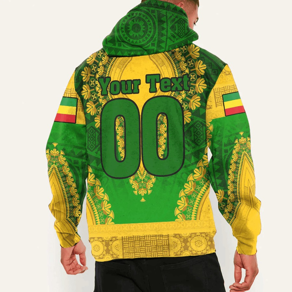 Ethiopia Hoodie Vintage African Dashiki, African Hoodie For Men Women