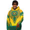 Gabon Hoodie Vintage African Dashiki, African Hoodie For Men Women