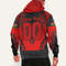 Kenya - Red Version Hoodie Vintage African Dashiki, African Hoodie For Men Women