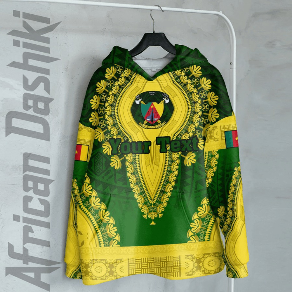 Cameroon Hoodie Vintage African Dashiki, African Hoodie For Men Women