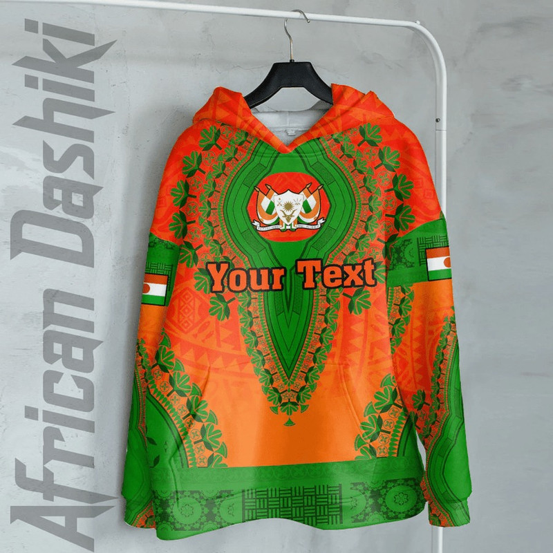 Niger Hoodie Vintage African Dashiki, African Hoodie For Men Women