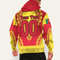 Cameroon - Red Version Hoodie Vintage African Dashiki, African Hoodie For Men Women