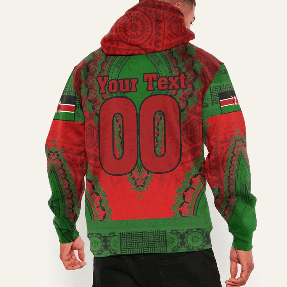 Kenya Hoodie Vintage African Dashiki, African Hoodie For Men Women