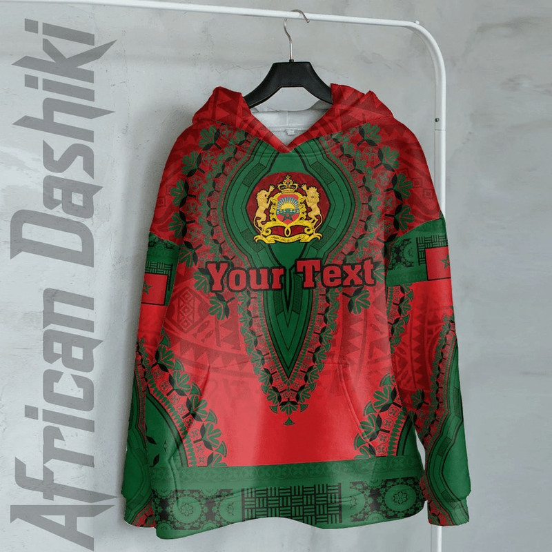 Morocco Hoodie Vintage African Dashiki, African Hoodie For Men Women