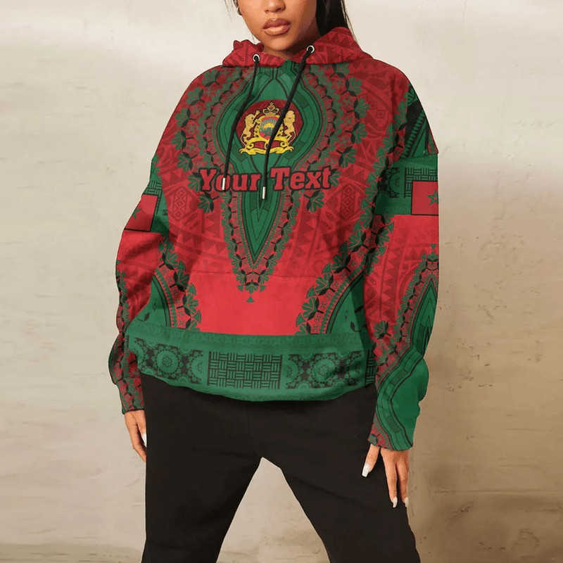 Morocco Hoodie Vintage African Dashiki, African Hoodie For Men Women