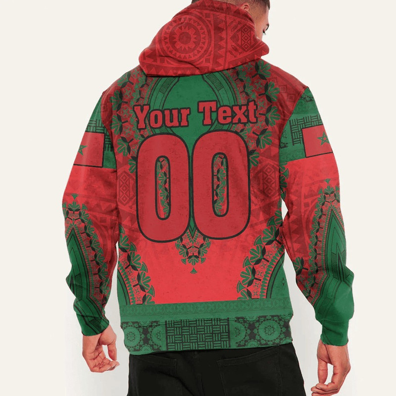 Morocco Hoodie Vintage African Dashiki, African Hoodie For Men Women