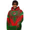 Ethiopia - Red Version Hoodie Vintage African Dashiki, African Hoodie For Men Women